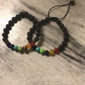 Bead Chakra, add essential oils to the lava rocks.